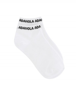 Adanola Ankle Socks Białe | SN-ADA56693
