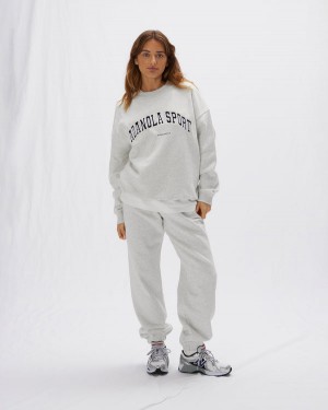 Adanola As Oversized Sweatshirt Głęboka Szare | SN-ADA56513