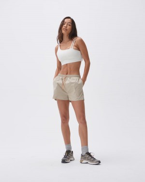 Adanola Loose Pocket Shorts Beżowe | SN-ADA56623