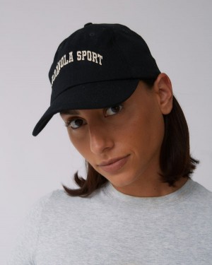 Adanola Nola Sportowe Cap Czarne Kremowe | SN-ADA56702