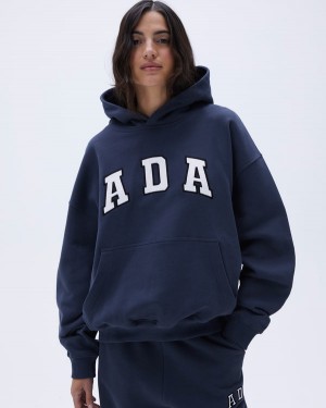 Adanola Oversized Hoodie Niebieskie | SN-ADA56526