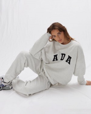 Adanola Oversized Sweatshirt Głęboka Szare | SN-ADA56509