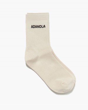 Adanola Socks Kremowe | SN-ADA56696