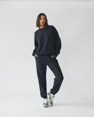 Adanola Sweatpants Czarne | SN-ADA56534