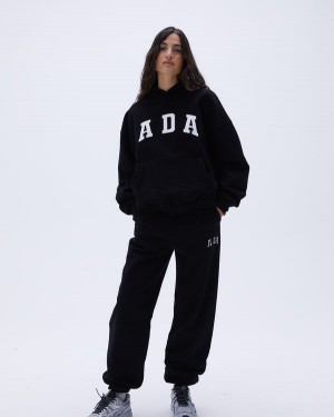 Adanola Sweatpants Czarne | SN-ADA56544