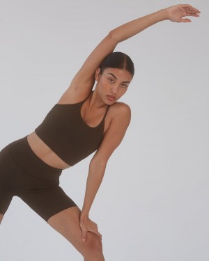 Adanola Tank Bra Brązowe | SN-ADA56556
