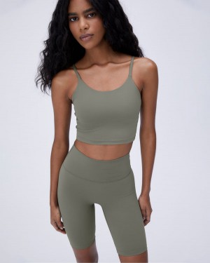 Adanola Tank Bra Oliwkowe Zielone | SN-ADA56577