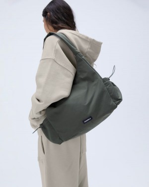 Adanola Toggle Shoulder Bag Khaki Zielone | SN-ADA56686