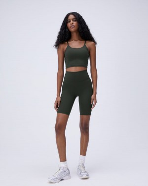 Adanola Ultimate Bike Shorts Ciemny Oliwkowe | SN-ADA56593