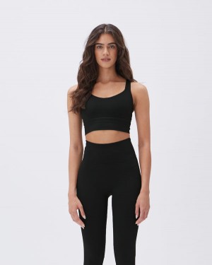 Adanola Ultimate Cross Back Bra Czarne | SN-ADA56569