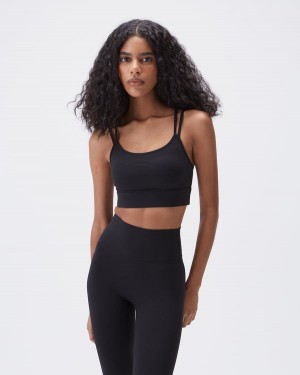Adanola Ultimate Double Paskiem Bra Czarne | SN-ADA56559