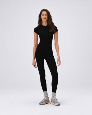 Adanola Ultimate Full Length Unitard Czarne | SN-ADA56630