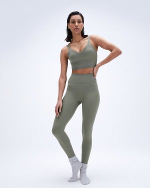 Adanola Ultimate Pocket Leggings Oliwkowe Zielone | SN-ADA56432