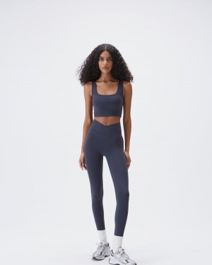 Adanola Ultimate Wrap Over Leggings Niebieskie | SN-ADA56430