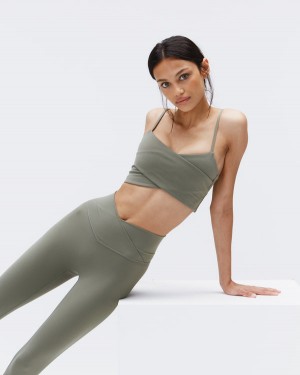 Adanola Wrap Bra Oliwkowe Zielone | SN-ADA56562